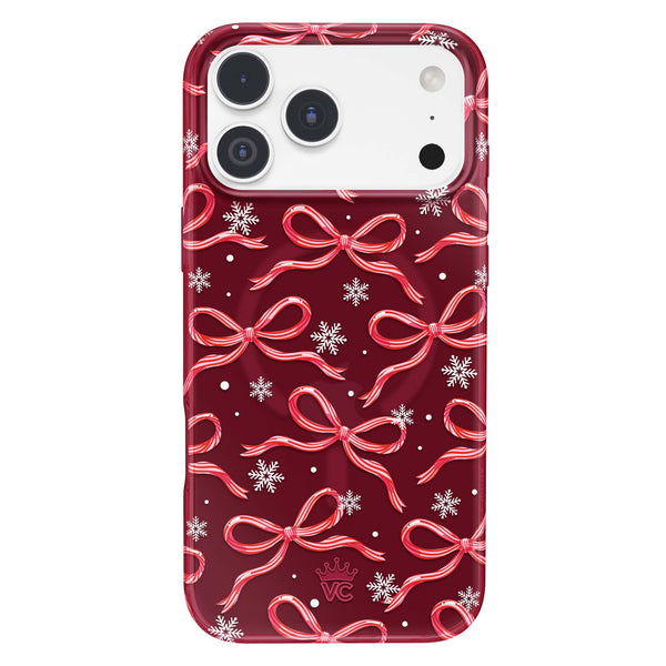 Candy Cane Bows iPhone Case