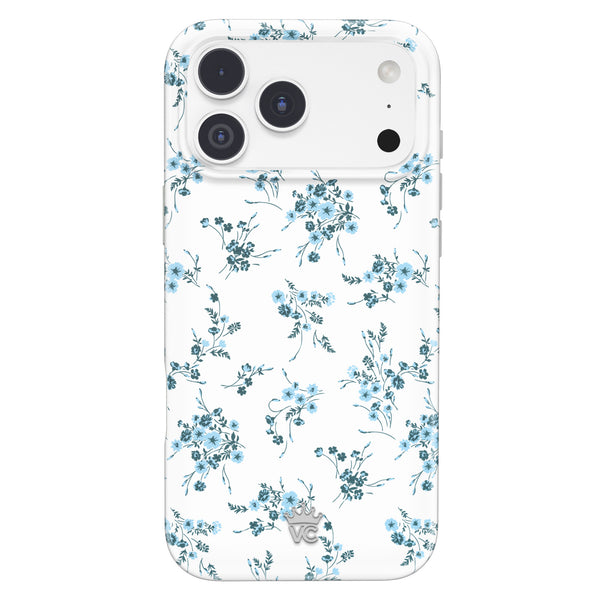 French Blue Floral iPhone Case