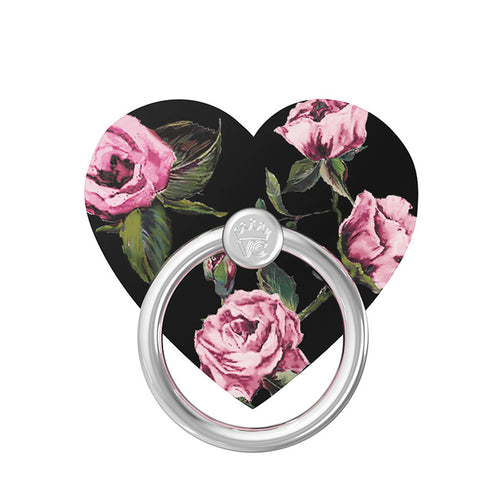 Pink Rose Floral Phone Ring
