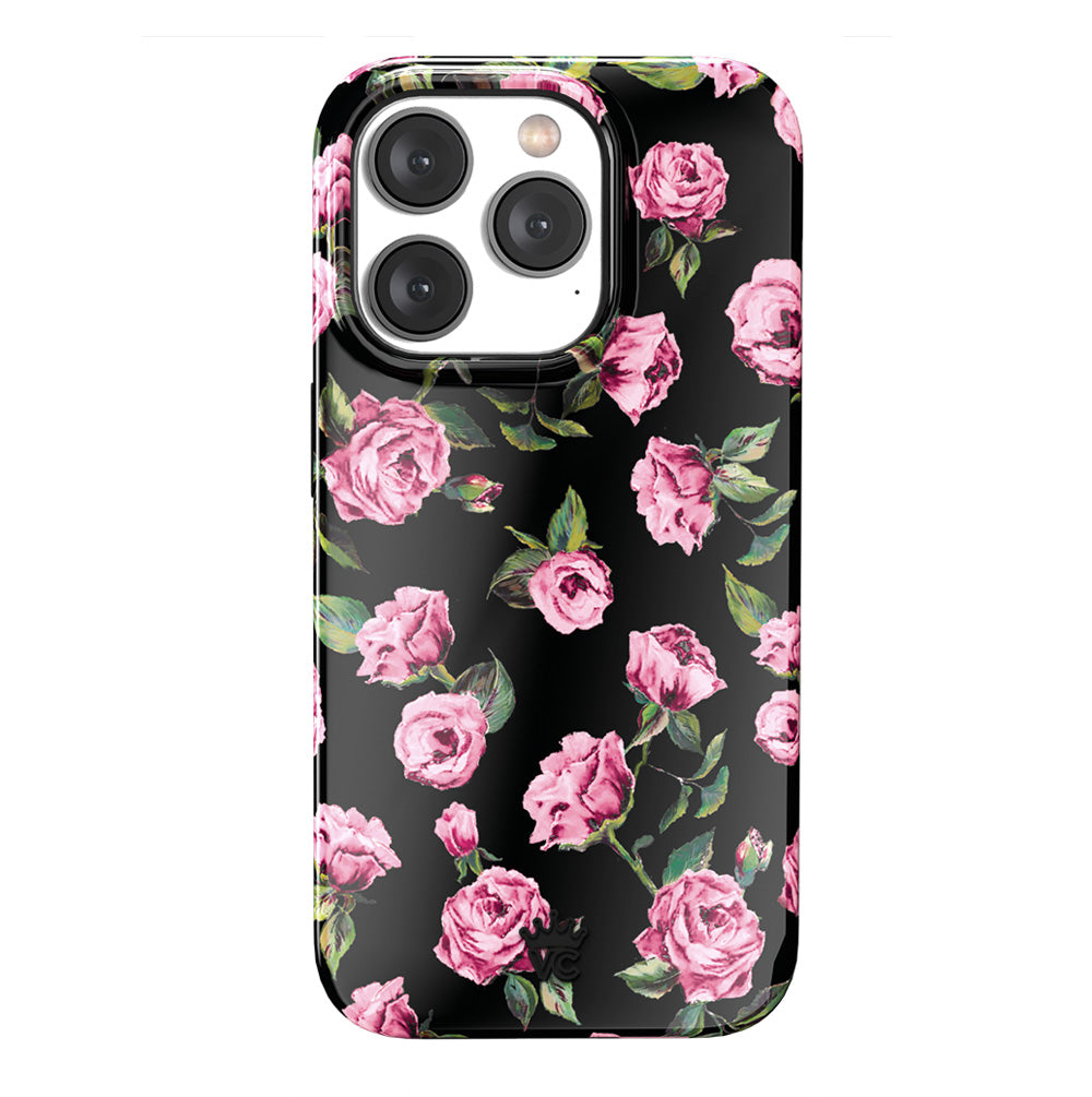 Pink Rose Floral iPhone Case