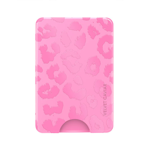 Hot Pink Leopard MagSafe Wallet