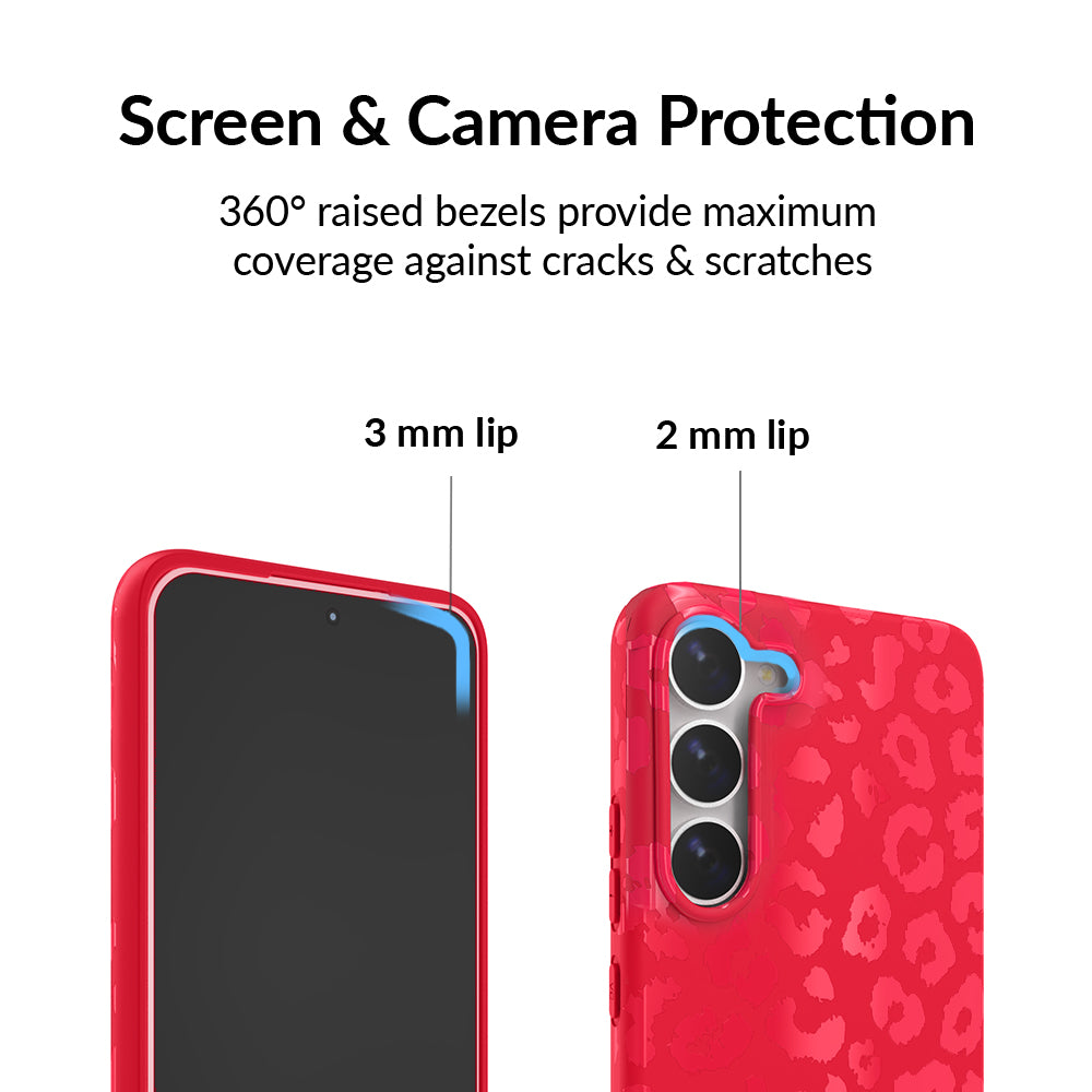 Red Hot Leopard iPhone Case –