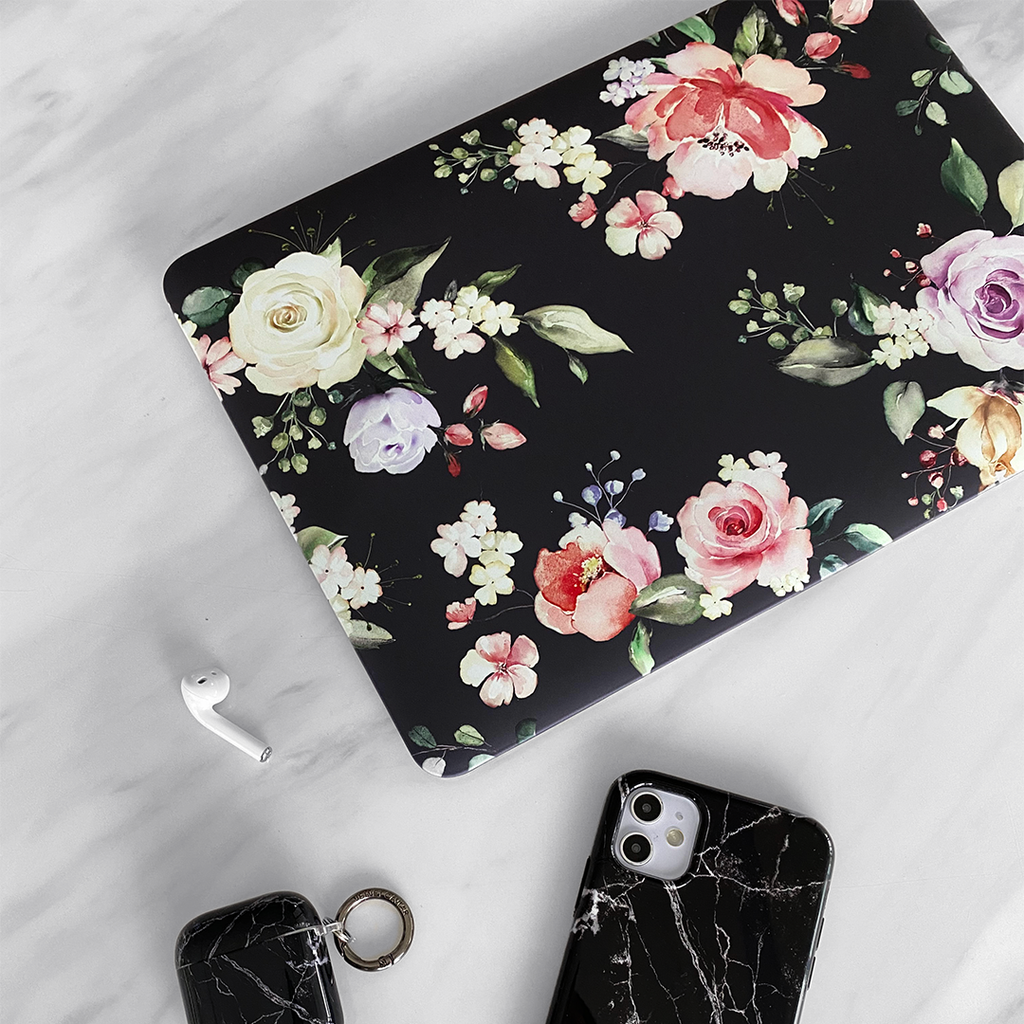 Floral macbook air case sale