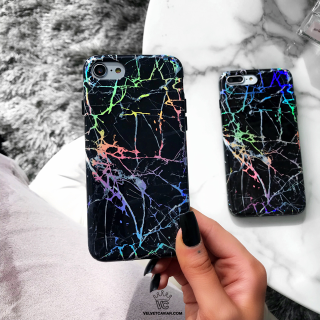 Holo Moonstone Marble iPhone Case –