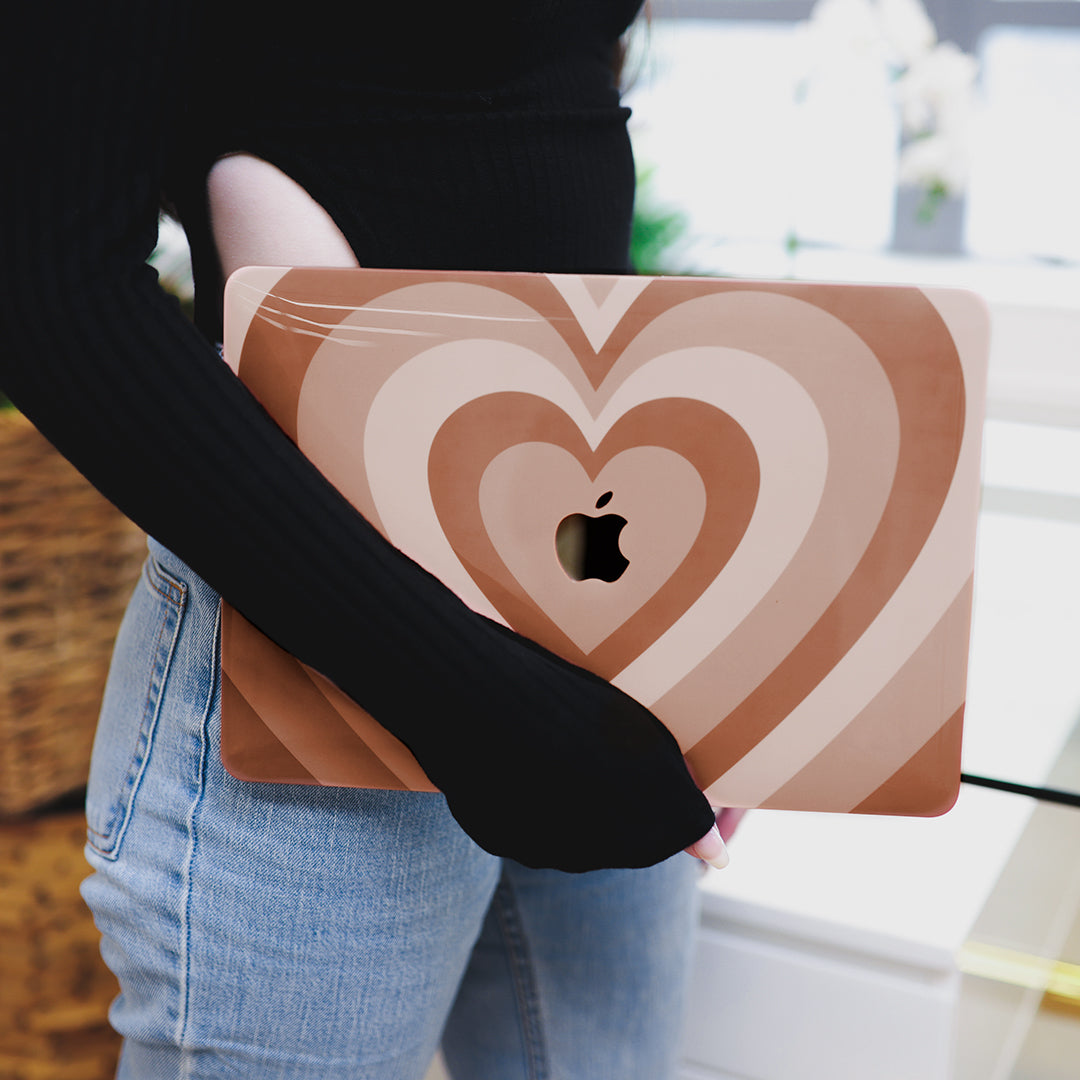 Nude Hearts MacBook Case