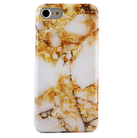 Amber Gold Marble iPhone Case