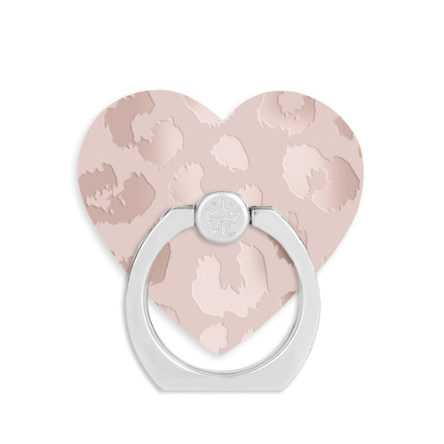 Nude Leopard Phone Ring
