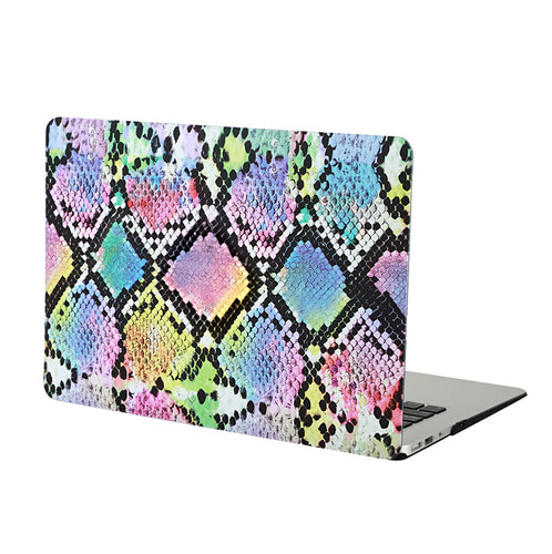Neon Snakeskin MacBook Case