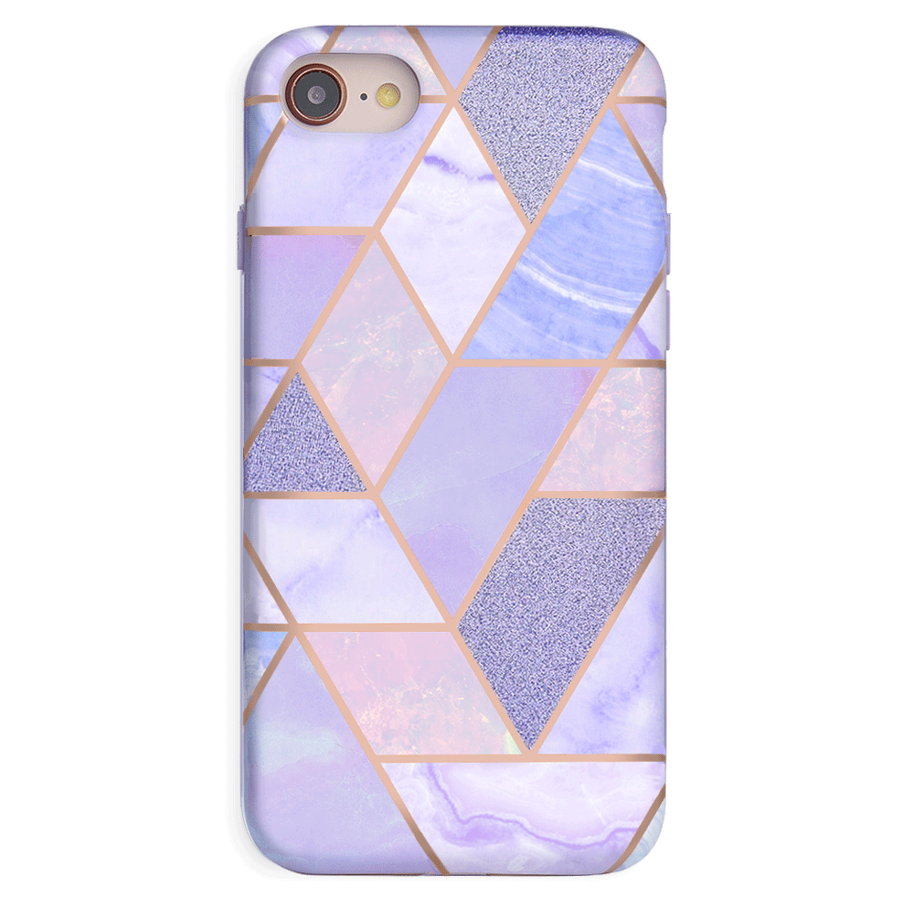 Geometric Marble iPhone Case –