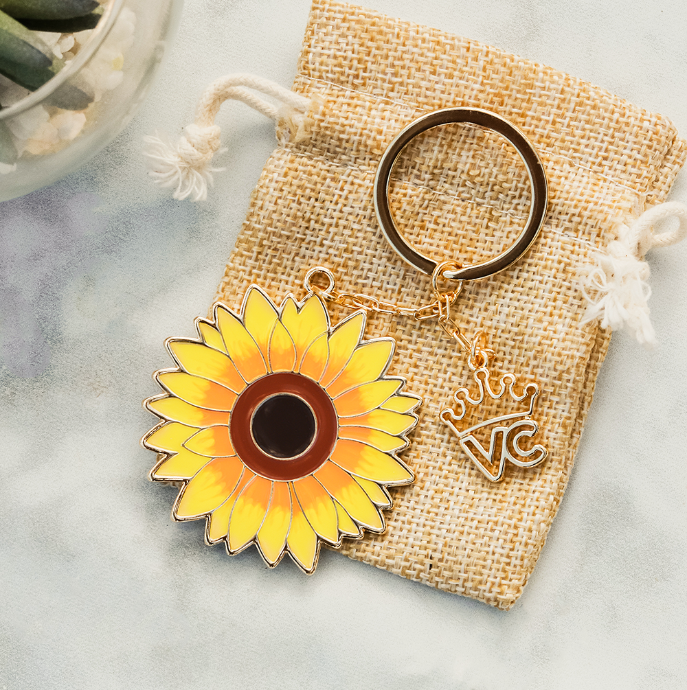 Sunflower Keychain