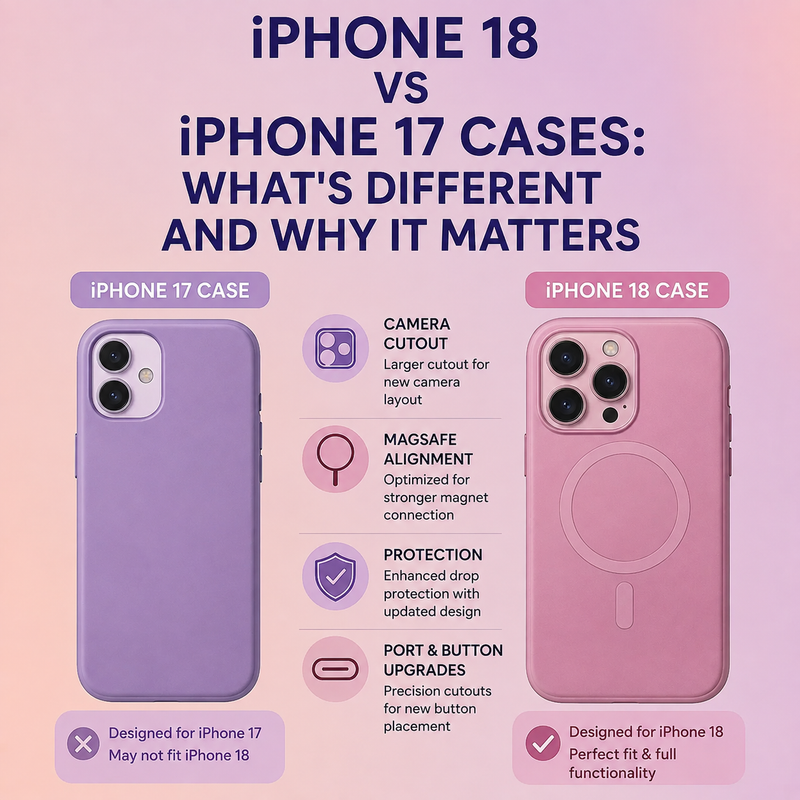 iPhone 18 vs iPhone 17 Cases: What's Different and Why It Matters