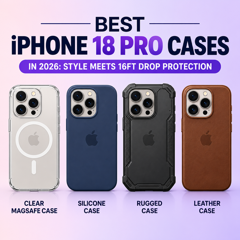 Best iPhone 18 Pro Cases in 2026: Style Meets 16ft Drop Protection
