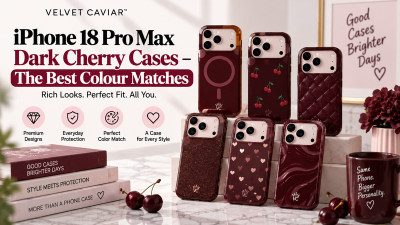 iPhone 18 Pro Max Dark Cherry Cases - The Best Colour Matches