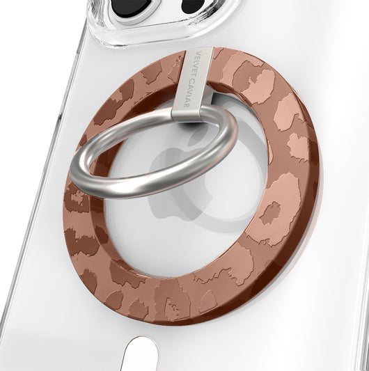 Chocolate Leopard MagSafe Grip Ring