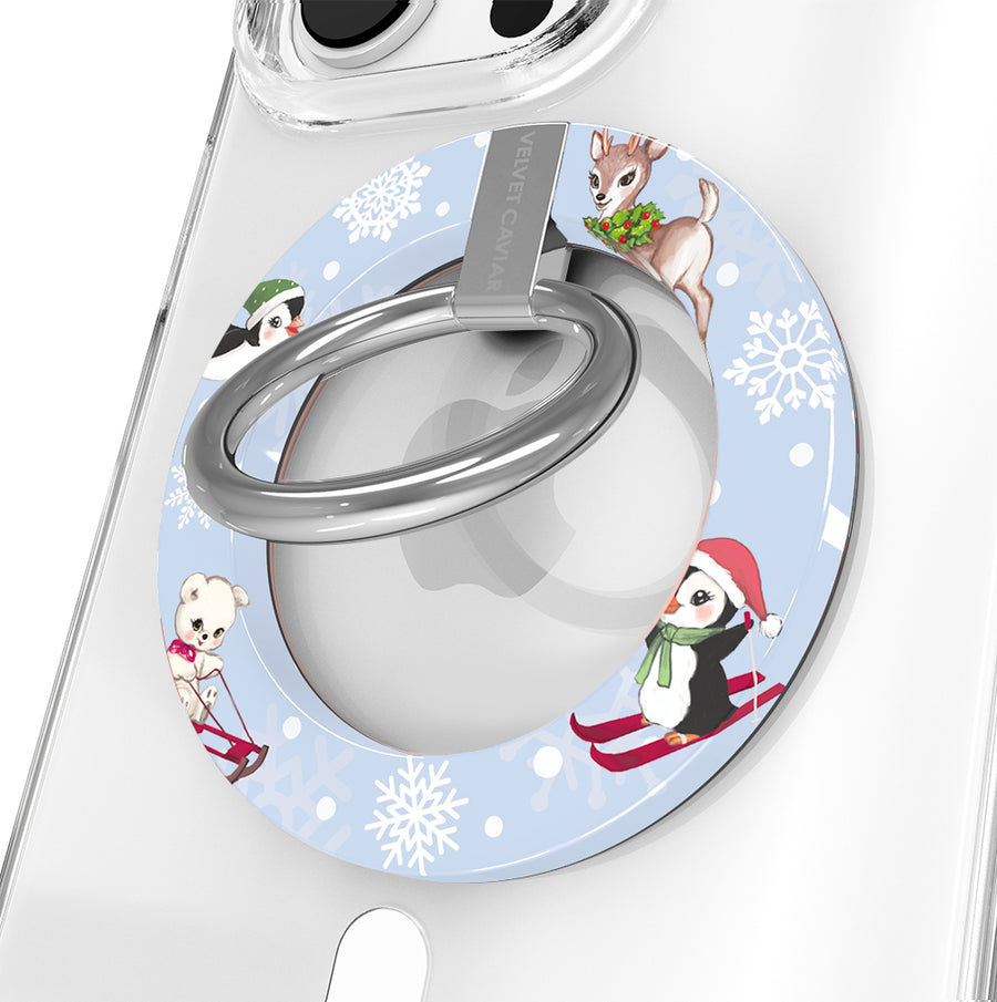 Winter Wonderland Baby Animals MagSafe Grip Ring