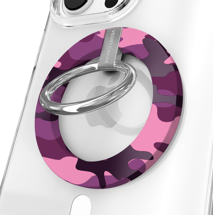 Magenta Camo MagSafe Grip Ring