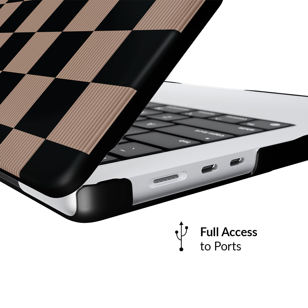 Mocha Vibe Check MacBook Case - Thumbnail 4