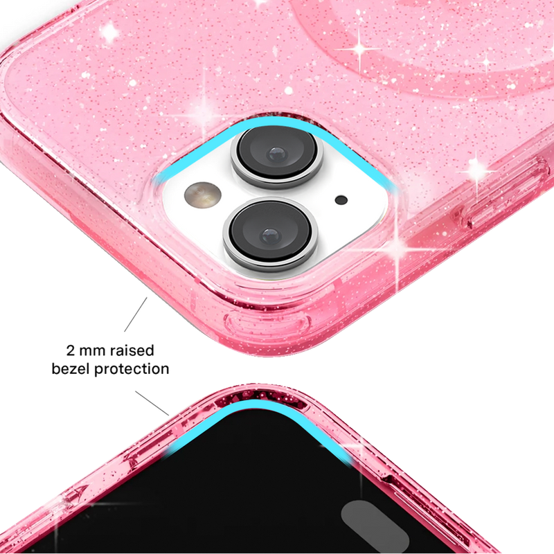 Pink Stardust Glitter iPhone Case