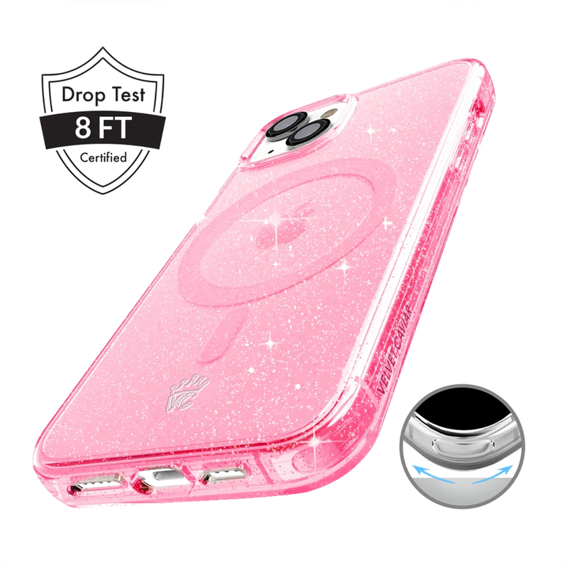 Pink Stardust Glitter iPhone Case