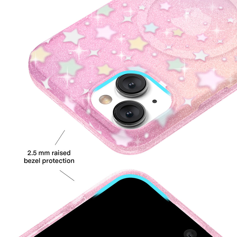 Falling Star Glitter iPhone Case