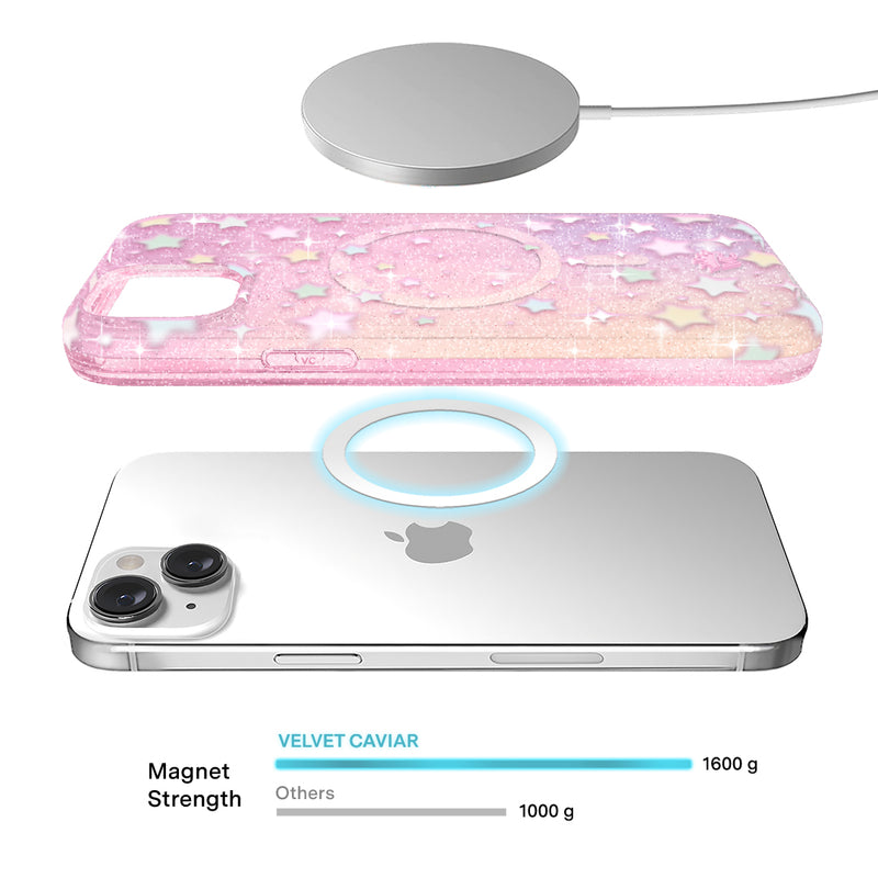 Falling Star Glitter iPhone Case