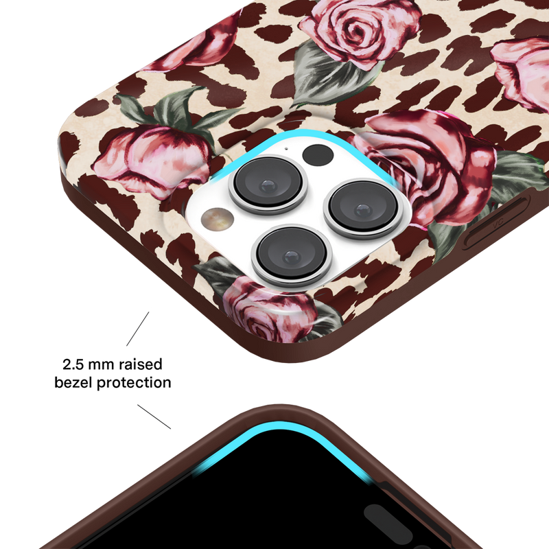 Rosy Leopard iPhone Case