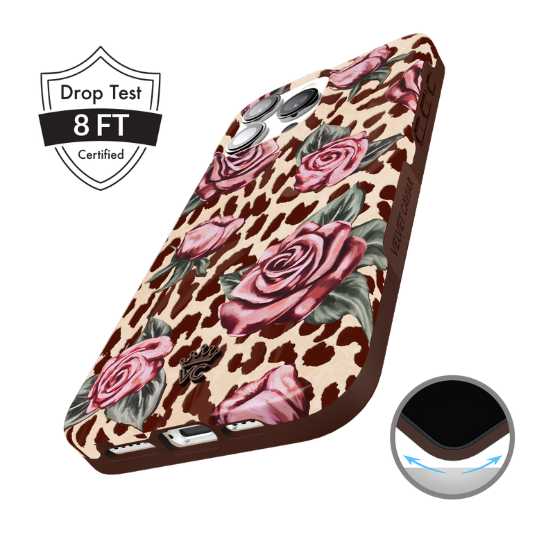 Rosy Leopard iPhone Case