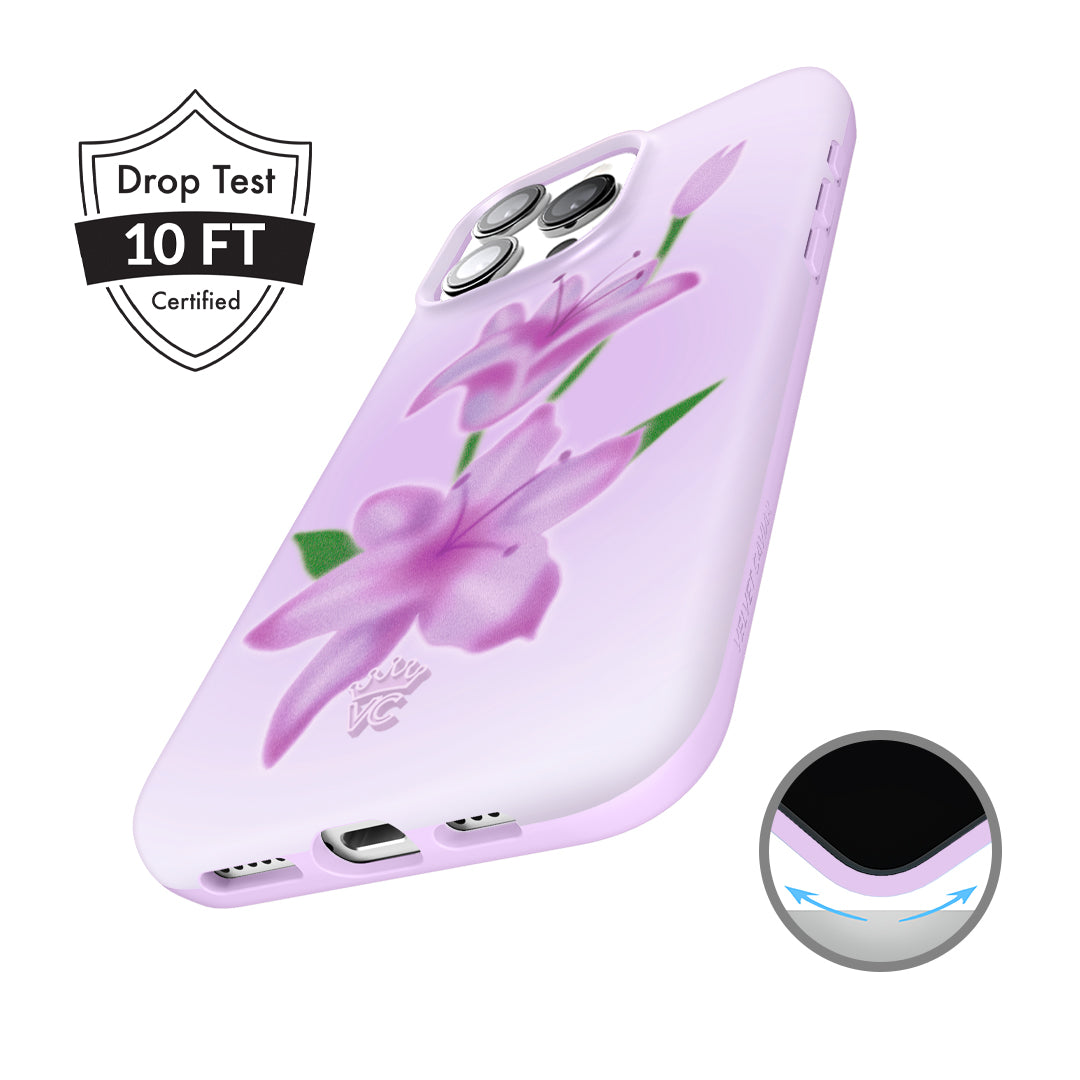 Love Spell Lily Floral iPhone Case