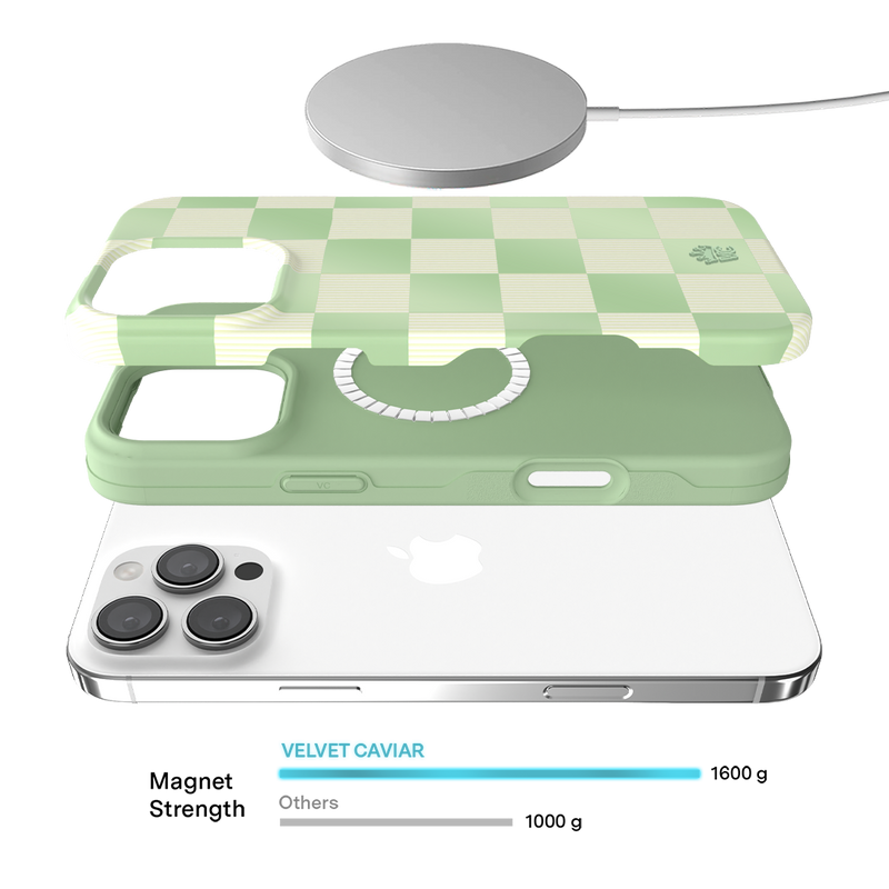 Pistachio Vibe Checkered iPhone Case Pistachio Vibe Checkered iPhone Case