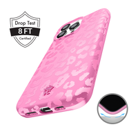 Hot Pink Leopard iPhone Case