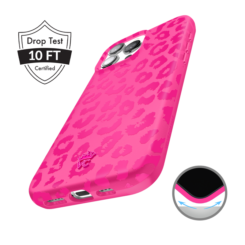 Even Hotter Pink Leopard iPhone Case