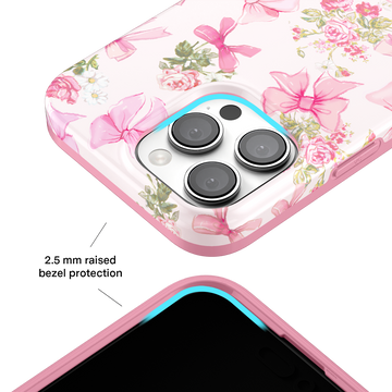 Posie Pink Bow iPhone Case