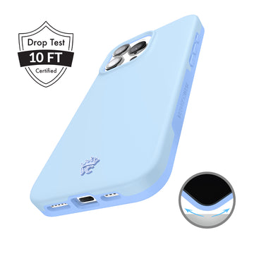 Cotton Candy Blue iPhone Case
