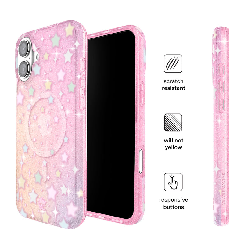 Falling Star Glitter iPhone Case