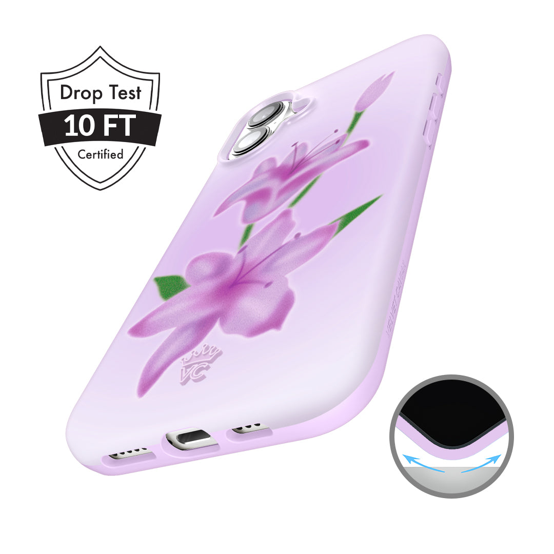 Love Spell Lily Floral iPhone Case