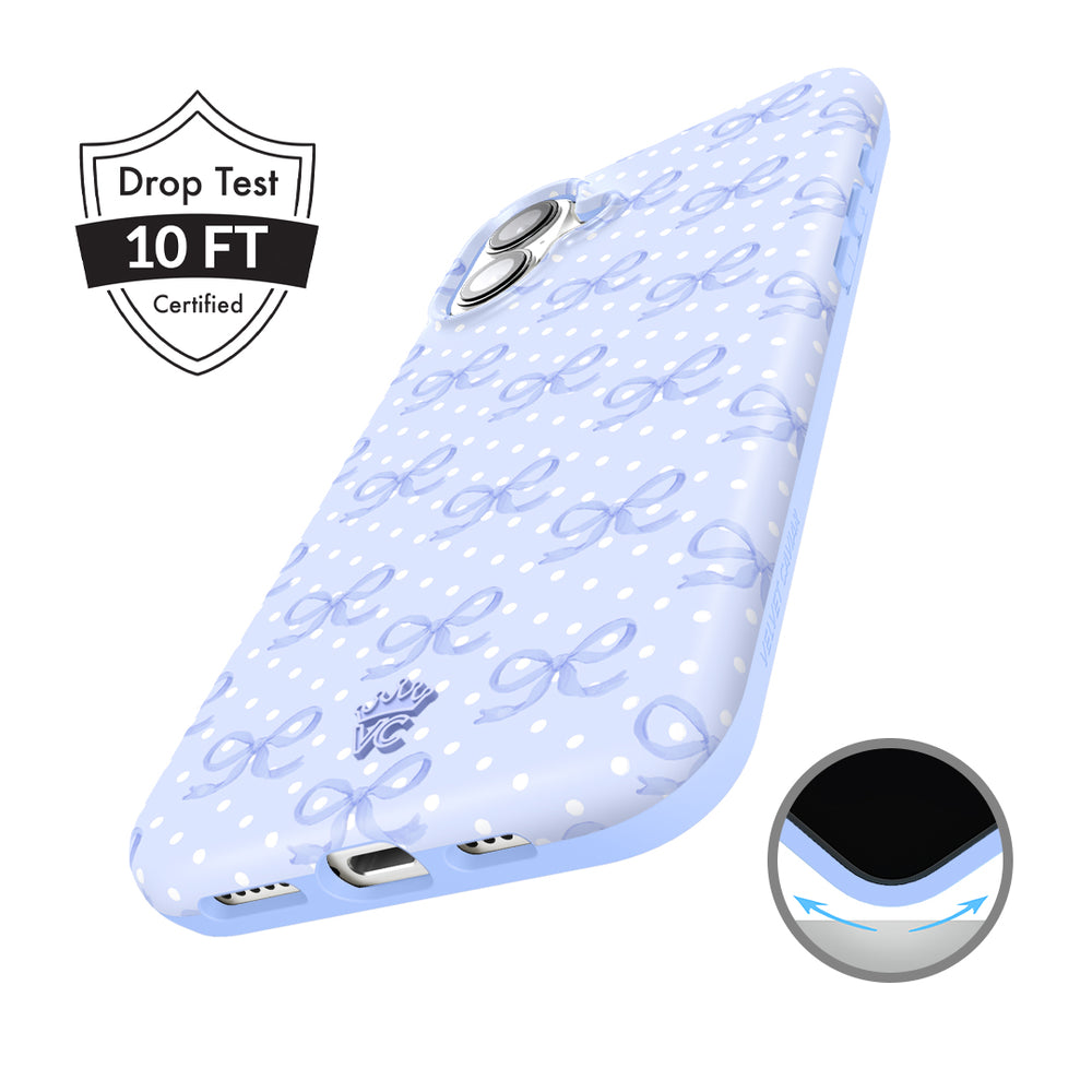 blue bow phone case Lovely Blue Bows iPhone Case iPhone 15 Pro
