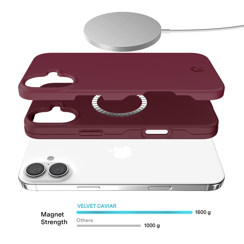 Burgundy 1990 iPhone Case