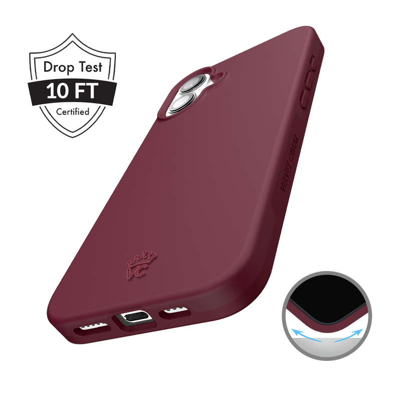Burgundy 1990 iPhone Case