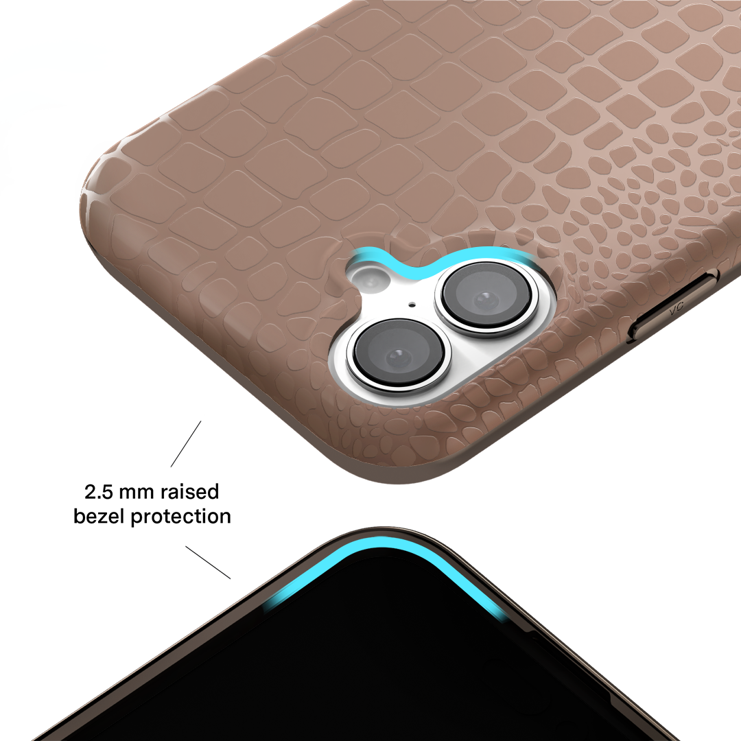 Khaki Croc iPhone Case - Thumbnail 4