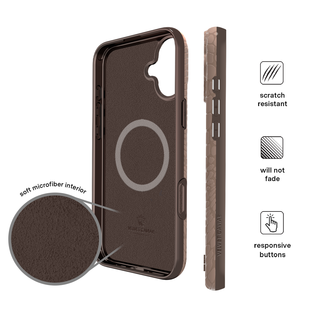 Khaki Croc iPhone Case - Thumbnail 3