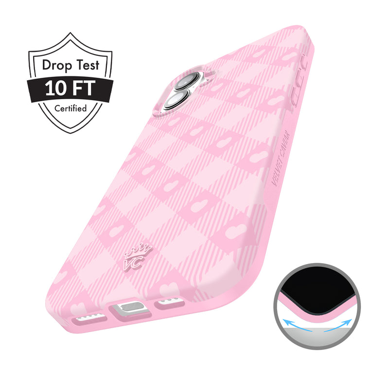 Dolly Pink Gingham iPhone Case