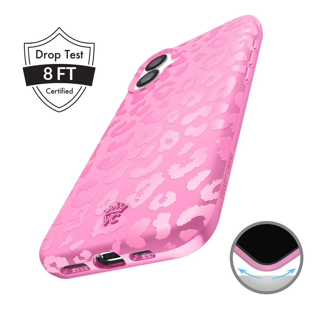 Hot Pink Leopard iPhone Case - Thumbnail 2