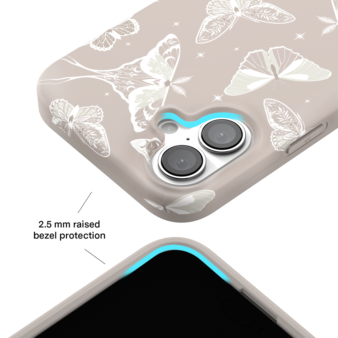 Moonlight Moths iPhone Case - Thumbnail 2