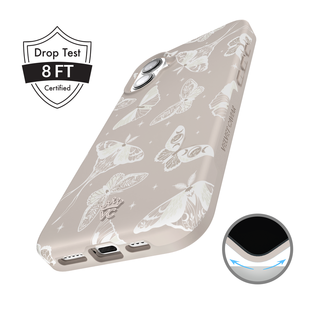 Moonlight Moths iPhone Case