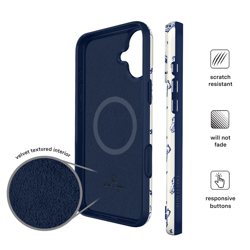 Preppy Teddy iPhone Case