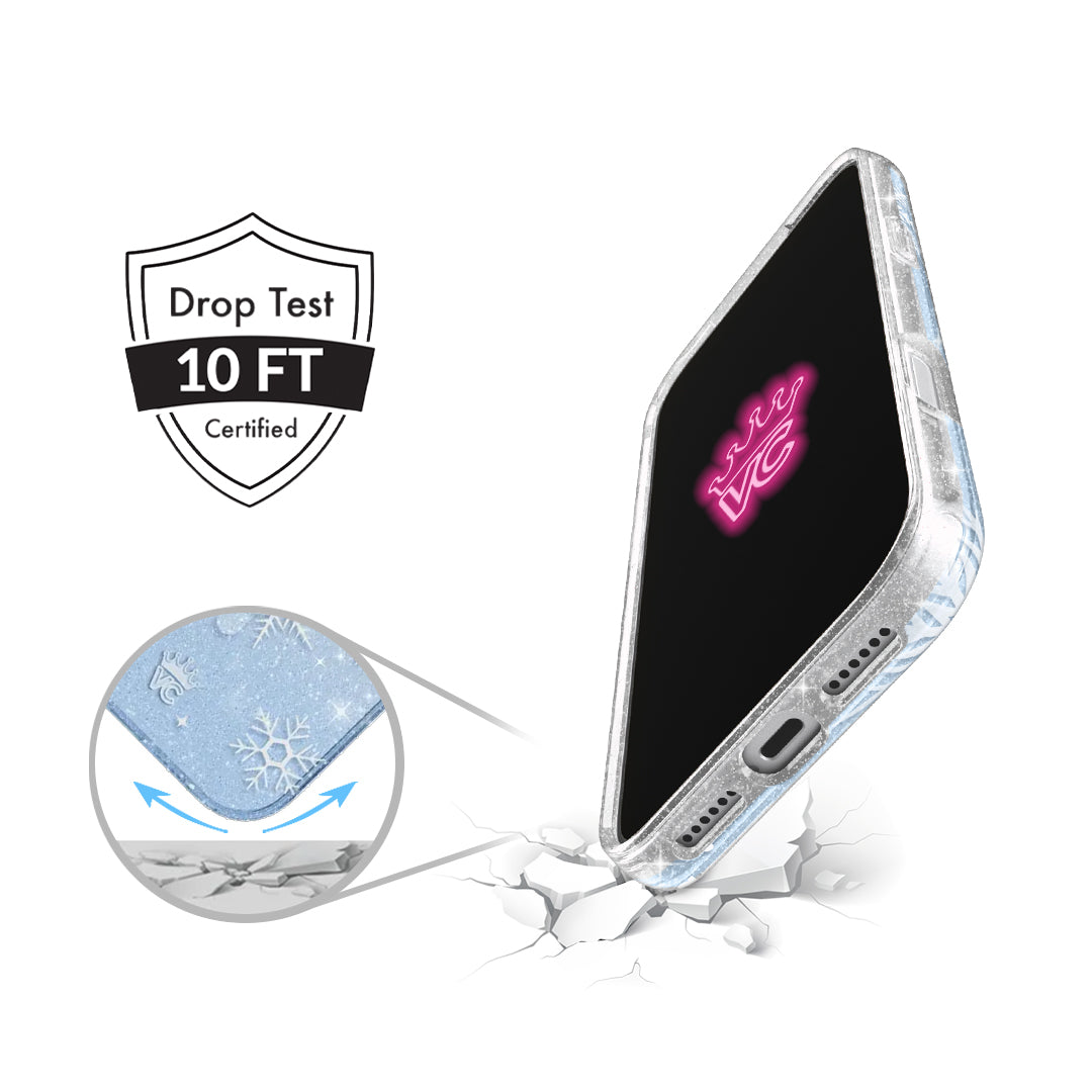 Snow Angel Glitter iPhone Case - Thumbnail 5