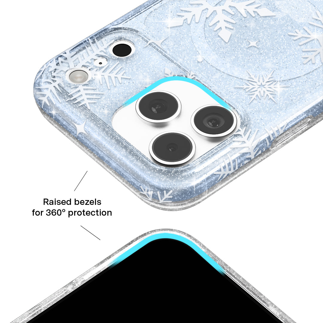 Snow Angel Glitter iPhone Case - Thumbnail 4