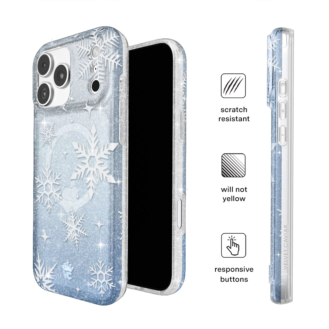 Snow Angel Glitter iPhone Case - Thumbnail 2