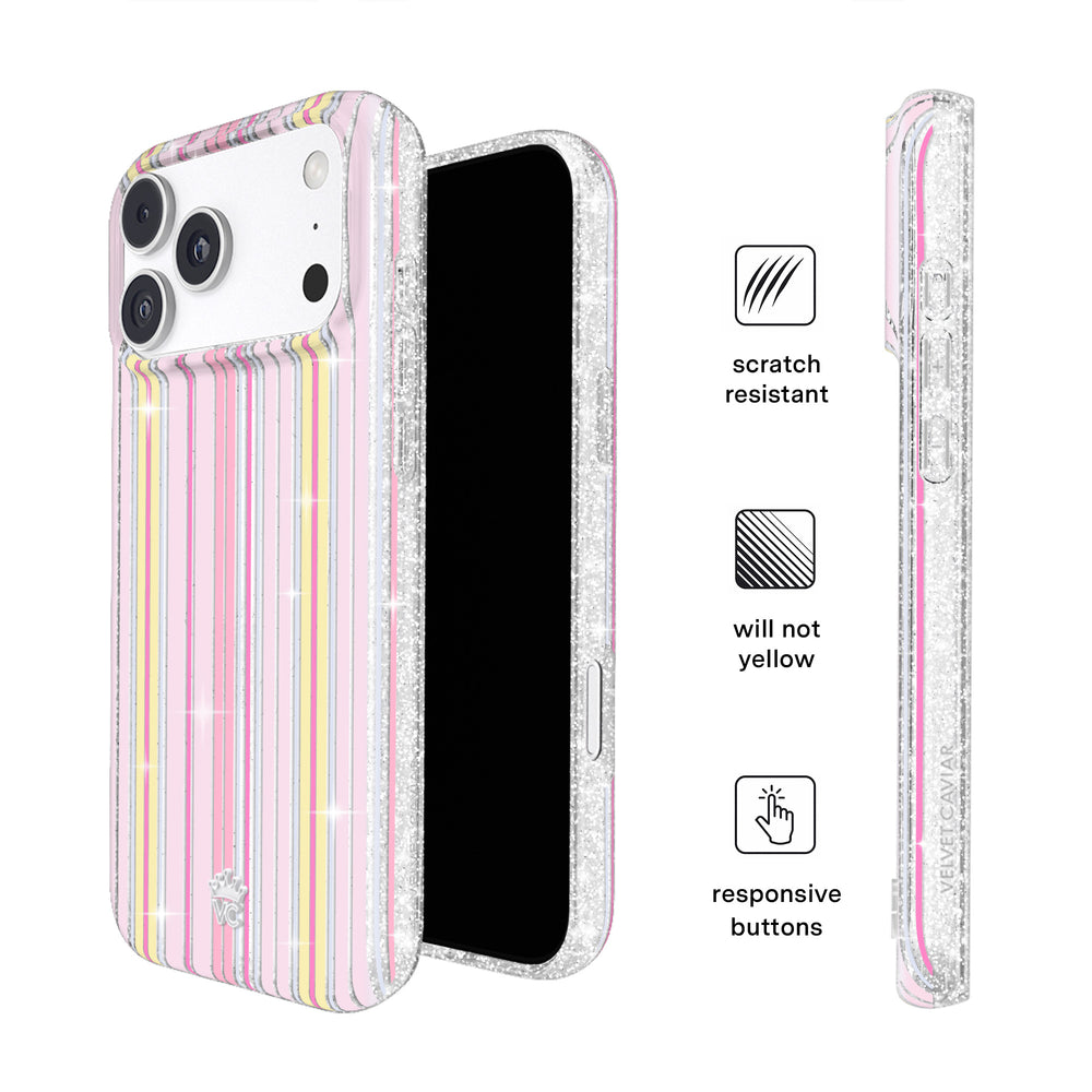 Sunkissed Stripes Glitter iPhone Case Sunkissed Stripes Glitter iPhone Case