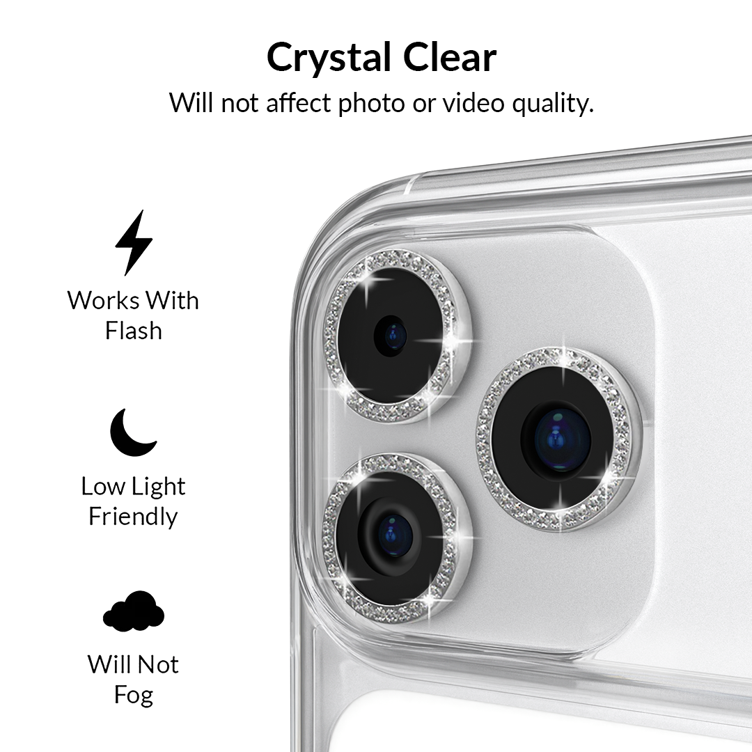 Metal + Tempered Glass Camera Protector For IPhone 14/15/16/17 Series - Multi-Color